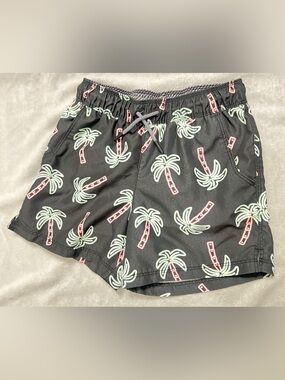 Target Art Class black palm tree Mesh Lined Swim Shorts size M (8)